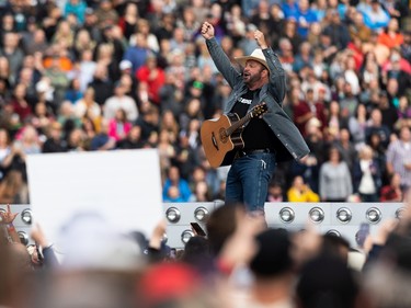 Garth Brooks performs at Commonwealth Stadium in Edmonton, on Friday, June 24, 2022.