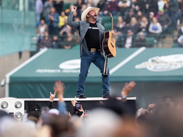Garth Brooks performs a sold out show at Commonwealth Stadium in Edmonton, on Friday, June 24, 2022.