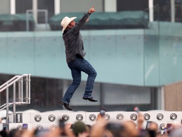 Garth Brooks performs a sold out show at Commonwealth Stadium in Edmonton, on Friday, June 24, 2022.