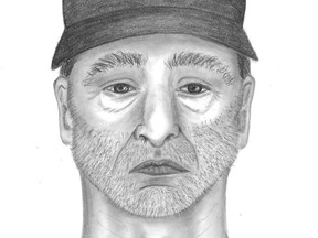 The Edmonton Police Service sexual assault section released this composite sketch on Wednesday, June 8, 2022, in hopes of identifying a suspect in connection with a May 8, 2022, sexual assault in southeast Edmonton.