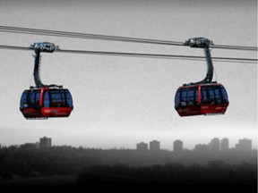 A gondola over the North Saskatchewan River idea by Gary Poliquin and Amber Poliquin was chosen by the judges in The Edmonton Project.