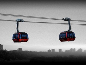 The gondola over the North Saskatchewan River idea by Gary and Amber Poliquin was chosen by the judges in The Edmonton Project.