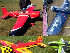 Fort Saskatchewan RCMP are investigating the theft of six large model airplanes valued at more than $50,000. Image supplied.