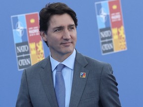 Canada's Prime Minister Justin Trudeau arrives for a NATO summit in Madrid, Spain June 29, 2022.