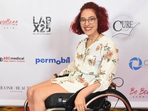 Sasha MacDonald is attending an annual disability empowerment event in Los Angeles in July 2022.