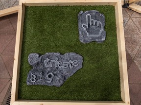 The Grass is Always Greener on the Other Side by Amanda Chwelos is part of the Works Art and Design Festival in Churchill Square.