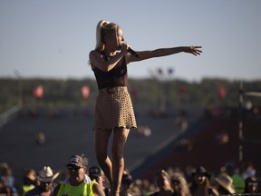 Mackenzie Porter performing at Country Thunder in Craven last weekend.