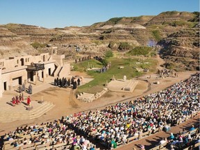 The amphitheatre near Drumheller used for the Canadian Badlands Passion Play. Courtesy, Ron Nickle