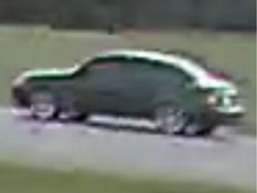 Blackfalds RCMP have obtained a photo of a suspect vehicle believed to have been involved in the hit and run that killed a woman on a bicycle east of Gasoline Alley in Red Deer County at about 6:45 p.m. on Wednesday, July 6, 2022.