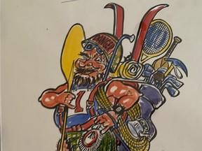 Newspaper columnist Nick Lees, pictured here in a Yardley Jones cartoon, says he's had the chance to travel the world while writing for the Edmonton Journal, but adds it's time to do more to help fight cancer. He and his friends are organizing a fundraiser to buy state-of-the-art equipment for our University Hospital Foundation.