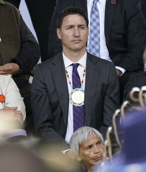 Justin Trudeau, Prime Minister of Canada, was in attendance to hear Pope Francis, the current head of the Catholic Church,  deliver an apology for the Catholic Church's role in residential schools in Canada. The pontiff made a penitential pilgrimage to Maskwacis, Alberta on Monday July 25, 2022, his first stop on his tour of Canada which will also include Quebec and Nunavut.
