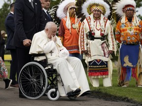Pope Francis, the current head of the Catholic Church, made a penitential pilgrimage to Maskwacis, Alberta on Monday July 25, 2022, his first stop on his tour of Canada which will also include Quebec and Nunavut. The pontiff delivered an apology for the Catholic Church's role in residential schools in Canada.