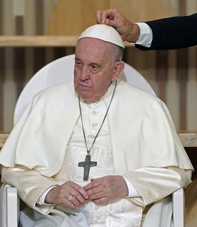 Pope Francis, the current head of the Catholic Church, visited the Church of the Sacred Heart in Edmonton, Alberta on Monday, July 25, 2022, the first stop on his penitential pilgrimage to Canada.
