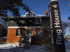 Ring House 4 at the University of Alberta, in Edmonton Monday Feb. 8, 2021.