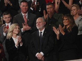 Radio talk-show host Rush Limbaugh was honoured by U.S. President Donald Trump with a Presidential Medal of Freedom in 2020.