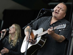 William Prince performs on the main stage at the 2022 Edmonton Folk Music Festival in Edmonton on Thursday August 4, 2022.