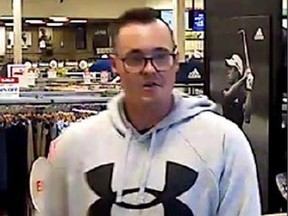 Mitchell Cole Zettler, 31, has since been identified as one of the suspects in a series of break-ins at golf-themed retail stores and is wanted on multiple warrants including theft over $5,000 and obstructing a peace officer.