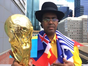 Abdullahi Mohamed, also known as Captain Abdull, is bringing back the Canada World Peace Soccer Tournament this weekend after a two-year break due to COVID-19. Postmedia File Photo