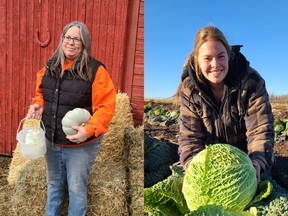 Tam Andersen (Left) and her daughter Laurel Andersen at the Prairie Gardens & Adventure Farm.