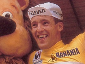 الکس استیدا در سال 1986 در پاریس جشن گرفت و اولین آمریکایی شمالی بود که پیراهن زرد را در تور دو فرانس برنده شد.