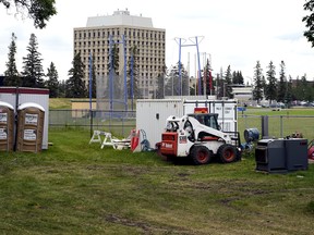 This piece of land just north of the Saville Community Sports Centre on the site of the former University of Alberta farm's dairy barn will be a new tennis centre.