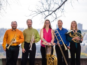 Bok Brass plays a free show at Stanley A. Milner Library at 12:15 p.m. Monday.