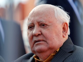 Former Soviet President Mikhail Gorbachev in 2018. Gorbachev had a strained relationship with Russia's current leader Vladimir Putin.
