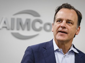 Alberta Investment Management Corp. CEO Evan Siddall in Calgary, Alta., Wednesday, Sept. 21, 2022.