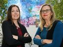 Dr. Rebecca Hudson Breen (left) and Dr. Denise Larsen (right) are researchers dedicated to the study of hope in human life at Hope Studies Central, part of the University of Alberta School of Education. The research unit is the only unit in the world dedicated to desired research.