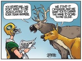 Elks confront Edmonton football team about name.