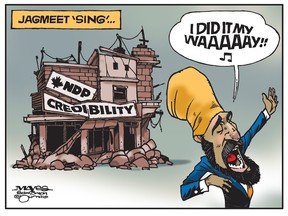 Jagmeet Singh sings away NDP credibility.
