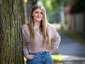 Morgan Brausen, for a Help Wanted piece,looking at career/college/university routes available to high school grads and offers a bit of analysis for where to get the best bang for their buck. Taken on Tuesday, Sept. 20, 2022 in Edmonton. Greg Southam-Postmedia