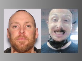 Gene Lahrkamp (left) was killed in an Ontario plane crash while wanted on warrants for the Feb. 4, 2022, homicide of former B.C. United Nations gangster Jimi Singh Sandhu in Thailand. Co-accused Matthew Dupre (right) is sought for extradition to face trial in Thailand for Sandhu’s death.