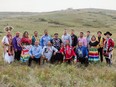 Northern Cree has a new album and plays The Arden Theatre Saturday. Co-founder Steve Wood is at centre, in the hat.