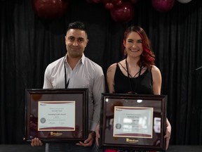 Alexander Fanni (Bachelor of Arts ʼ17) was one of the inaugural recipients of MacEwan’s Emerging Leader Award. He was on campus in April, along with fellow award recipient Mackenzie Brown (Bachelor of Child and Youth Care ʼ18). SUPPLIED