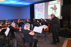 Nick Lees: 80th Anniversary Gala raises $250,000 for hospital foundation 4 The TEMPO orchestra, made up of 20 musicians, plays during the charity dinner. The name comes from the doctors who formed the Edmonton Medical Professionals Orchestra (TEMPO), later open to keen amateurs. Photo by Walter Tychnowicz/Wiresharp Photography