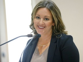 Rebecca Schulz, former Secretary of Child Services and MLA for Calgary-Shaw.