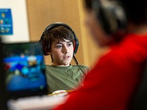 Vimy Ridge Academy's esports program seeks to develop gaming skills 3 12-year-old 7th grader Sebastion Compoi competes in esports at Vimy Ridge Academy in his freshman year on Wednesday, October 26, 2022.