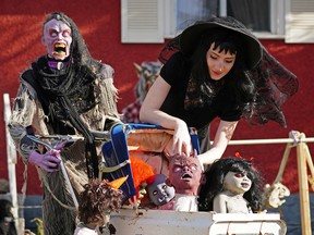 Weather in Edmonton: Average, no more no less 4 Kelly Jurijew gets into the Halloween spirit by decorating the front yard of her parents' home on 50th Street near 103rd Avenue in Edmonton on Tuesday, October 25, 2022.