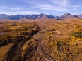 A view of the Yarrow Creek Ranch is shown in a handout photo. The Nature Conservancy of Canada has announced a $6.9-million campaign to save a distinctive landscape near Waterton Lakes National Park in southern Alberta.