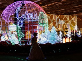 Glow, with sculptures created from one million lights following a fairytale theme, is on at the Edmonton Expo Centre from Dec. 1 to Jan. 1, 2023.