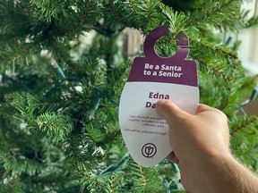 Be A Santa to a Senior is hoping to help 400 senior Edmontonians get a gift this holiday season.
