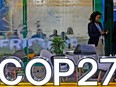 The COP27 climate summit is being held in Egypt's Red Sea resort city of Sharm el-Sheikh.(Photo by MOHAMMED ABED/AFP via Getty Images)
