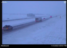 Road conditions on Highway 2, south of Highway 13 near Wetaskwin at 6:09 p.m., Saturday, Nov. 5, 2022. RCMP warned motorists to take precautions on the roads after multiple crashes were reported between Edmonton and Red Deer.