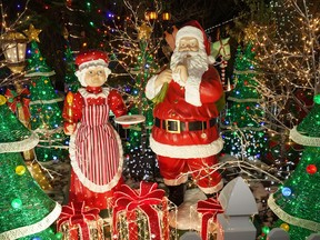Homeowner Jerry Dolynchuk has transformed the front yard of his home into a Christmas wonderland. The house, located at 9619-144 Avenue in Edmonton, is known as