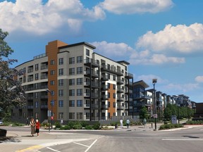 Living Well at Festival Pointe is "the first true luxury apartment in the history of Sherwood Park," says one of its developers.