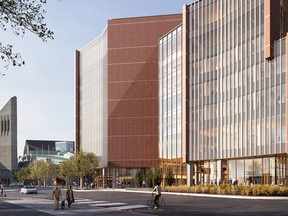 MacEwan plans to grow its student body substantially by 2030. As a result, it will construct a seven-storey, 376,000-square-foot academic business building that will provide room for 7,500 more students. Image supplied