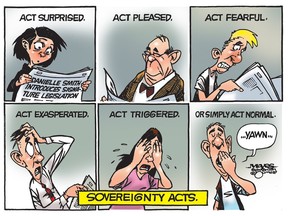 Albertans and their sovereignty acts.