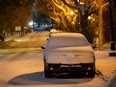 Edmontonians awoke to asnow on the ground and icy streets which resulted in more than 350 reported collisions on Wednesday, Nov. 2, 2022 in Edmonton.