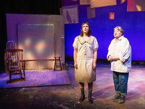 Maralyn Ryan in Theatre Network's production of The Innocence of Trees at The Roxy Theatre through Dec. 11.